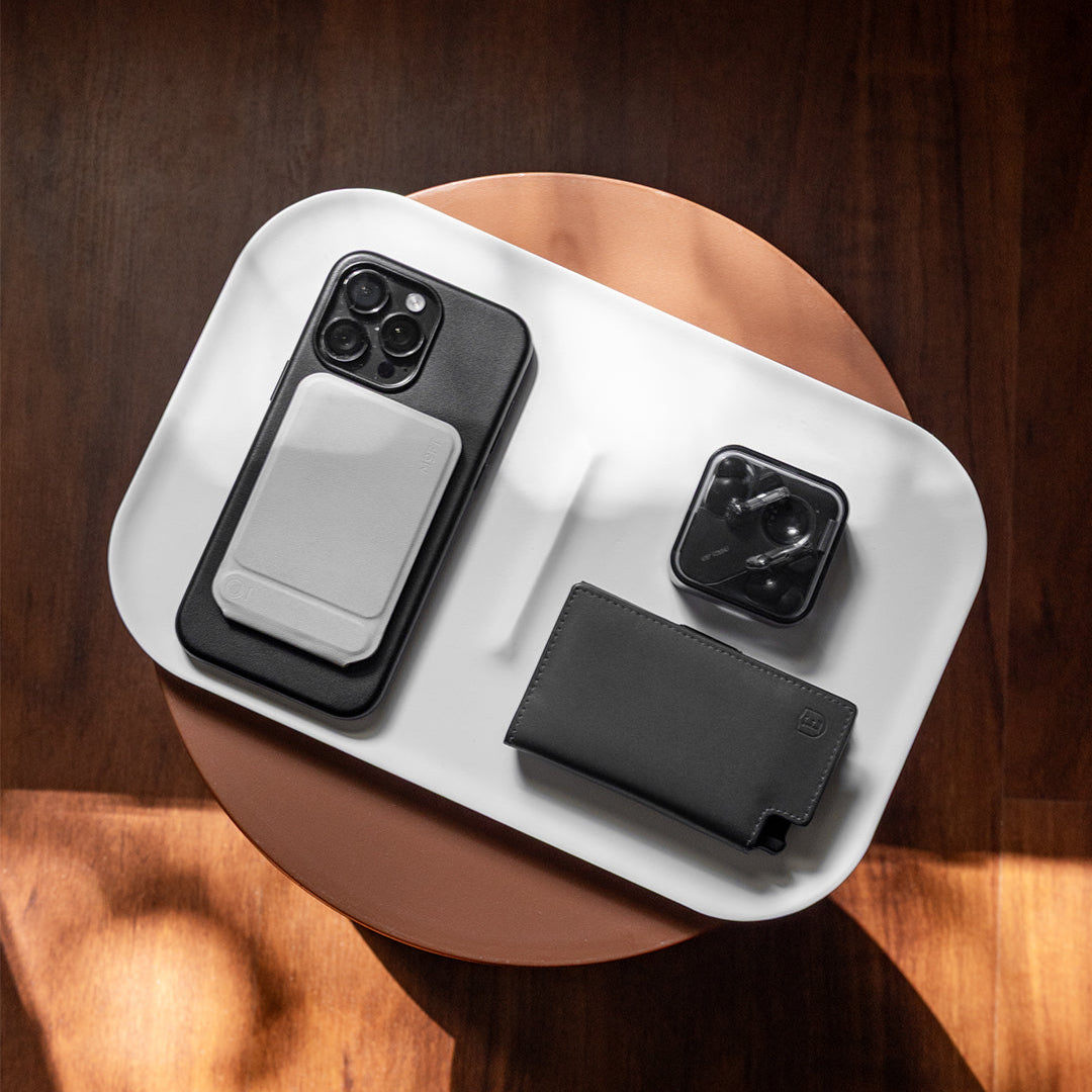 Japandi Catchall Tray | White