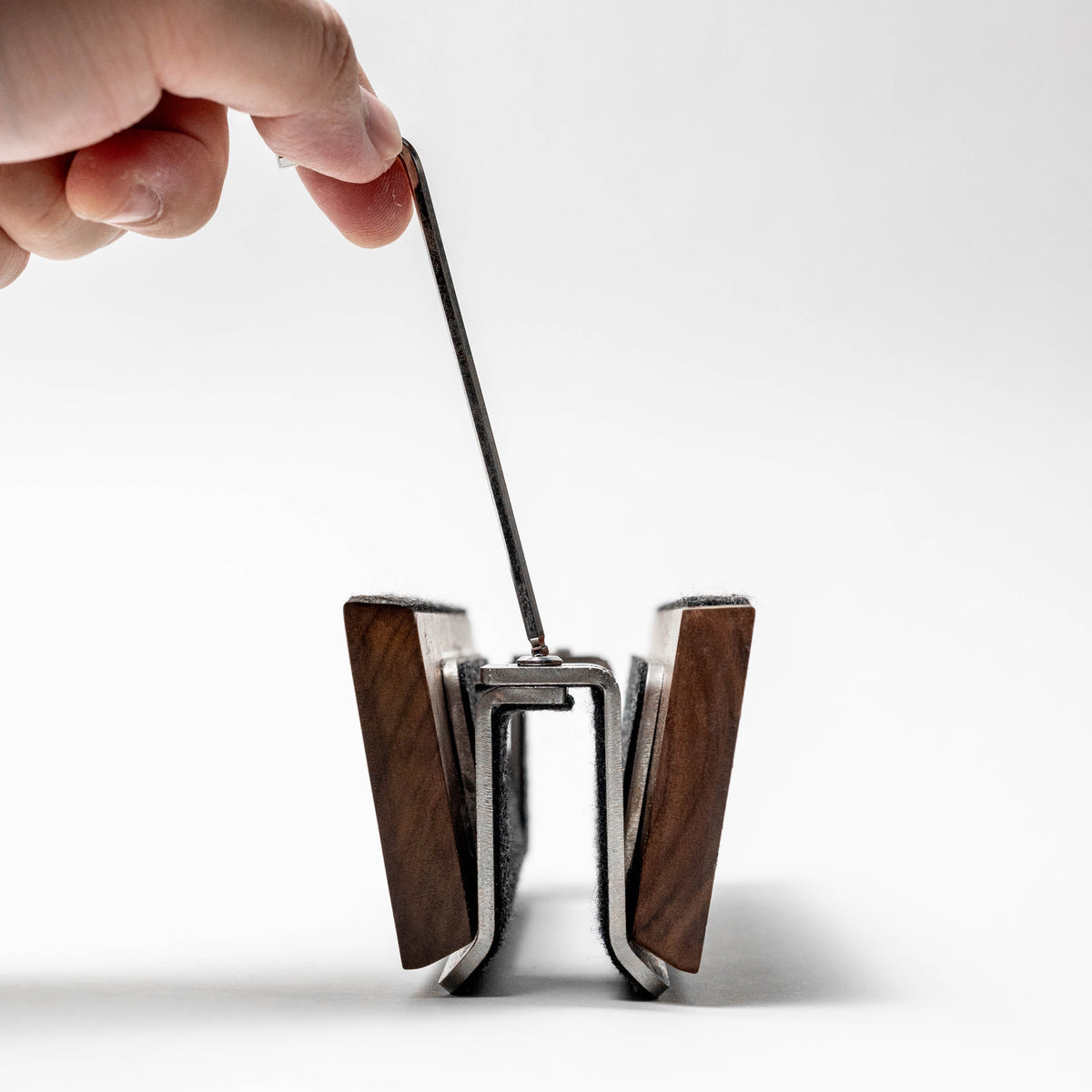Vertical Laptop Stand | Walnut